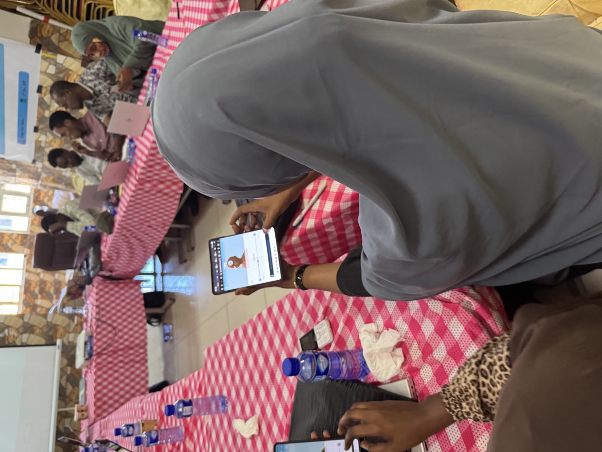 Female health worker training participant